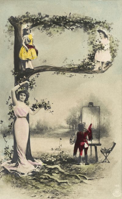 A Carta P (foto a cores) de French Photographer