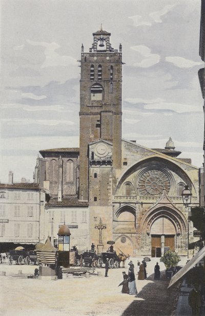 Toulouse, são-etienne, igreja, fachada, ó de French Photographer