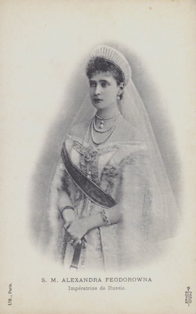 Czarina Alexandra da Rússia (foto a p/b) de French Photographer