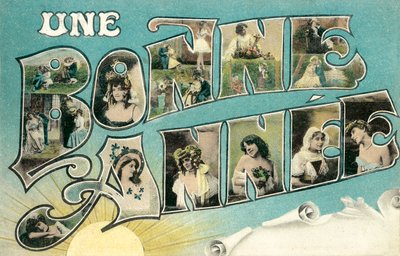 UM ANO BOM, letras surreais de French Photographer