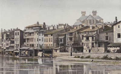 Verdun, abside da Catedral, vista tirada da margem direita do Meuse de French Photographer