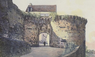 Vezelay, Porte Neuve, fora da cidade de French Photographer
