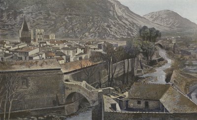 Villefranche-de-Conflent, visão geral de French Photographer
