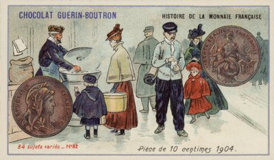 Peça de 10 cêntimos de French School