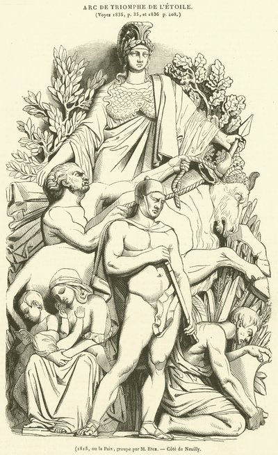 1815, ou a Paz (gravura) de French School