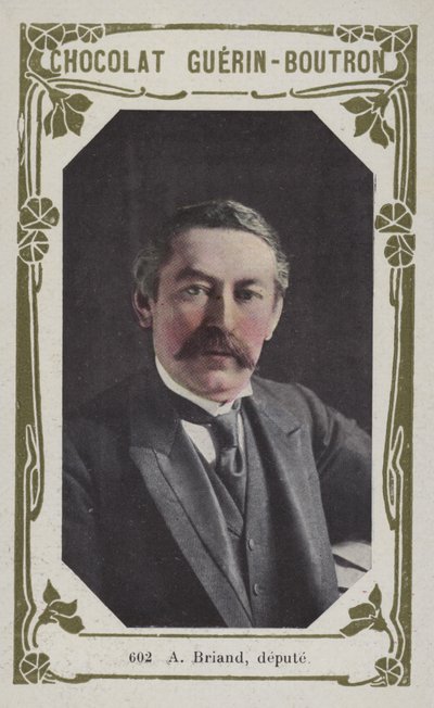 A Briand, depute (foto colorida) de French School