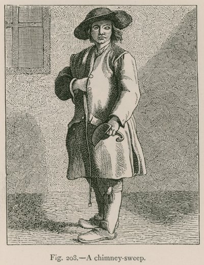 Um varrido de chaminés de French School