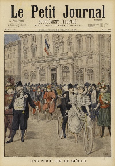 Um casamento tardio em Siècle, França de French School