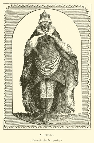 A Hottentot (gravura) de French School