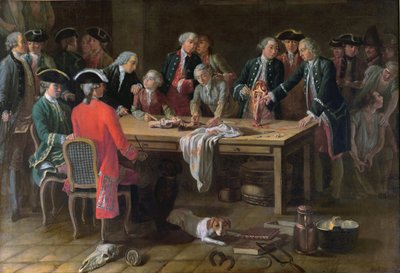 Uma lição em Anatomia Hippiátrica com Philippe-Etienne Lafosse (1738-1820) de French School
