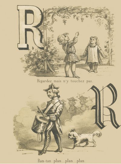 R: Olha, mas não toque nisso - plano de plano de Ran-tan de French School