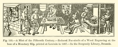 A Mint of the Fifteenth Century (gravura) de French School