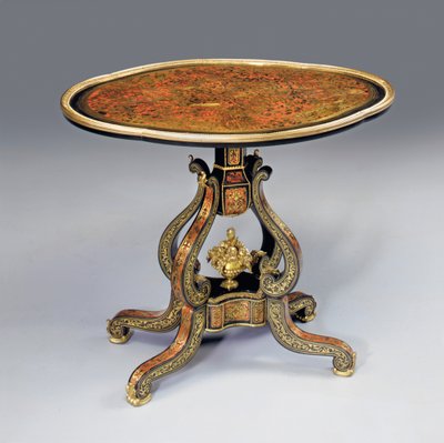 Uma mesa ocasional "Boulle" de Napoleão III, meados do século 19 de French School