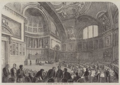 Uma sessão recente do Senado francês de French School