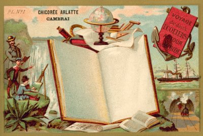 Uma viagem à volta do mundo por dois rapazes de escola (chromolitho) de French School