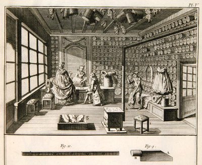 Um atelier de mateiro, da 