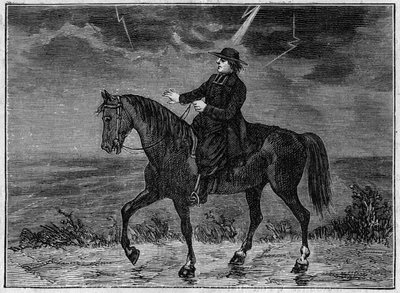 Um padre atirou no seu cavalo. de French School