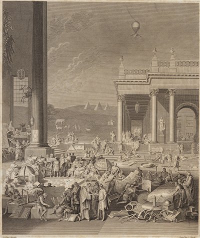 Uma cena para a Enciclopédia Britânica de French School