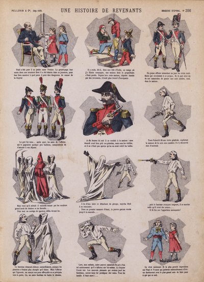 Uma história de fantasmas (cor litho) de French School