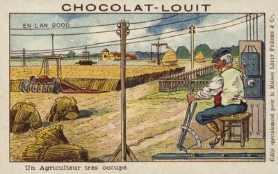 Um agricultor muito ocupado no ano 2000 de French School