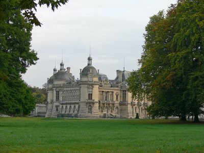 Uma vista do castelo de French School