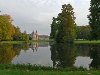 Uma vista do castelo de French School