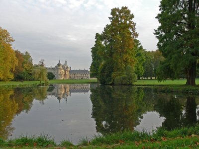 Uma vista do castelo de French School