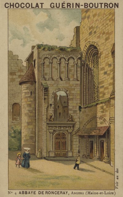 Abadia de Ronceray, Angers, Maine-et-Loire de French School