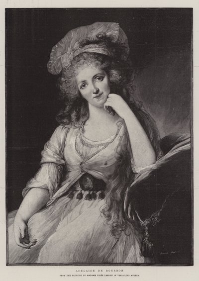 Adelaide de Bourbon (gravura) de French School