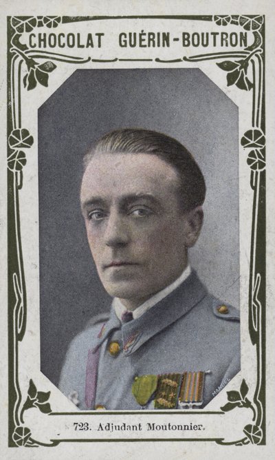 Oficial de autorização Moutonnier (foto colorida) de French School