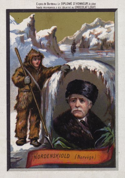 Adolf Erik Nordenskiold, explorador do Ártico finlandês-sueco de French School