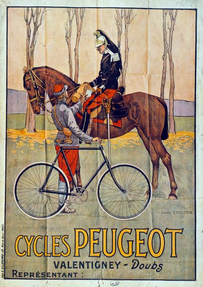 Publicidade às bicicletas Peugeot de French School