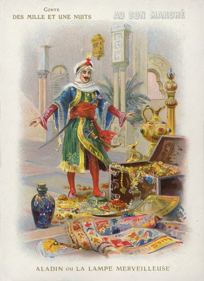 Aladin e a lâmpada mágica de French School