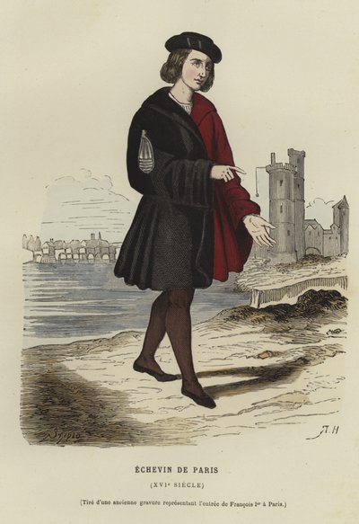 Vereador de Paris, século XVI de French School