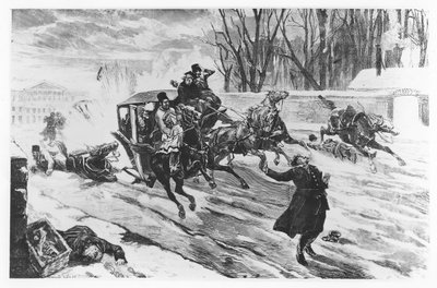 Alexandre II assassinado em São Petersburgo, 13 de março de 1881 de French School