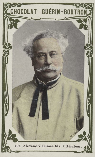Alexandre Dumas filho, litterateur (foto colorida) de French School