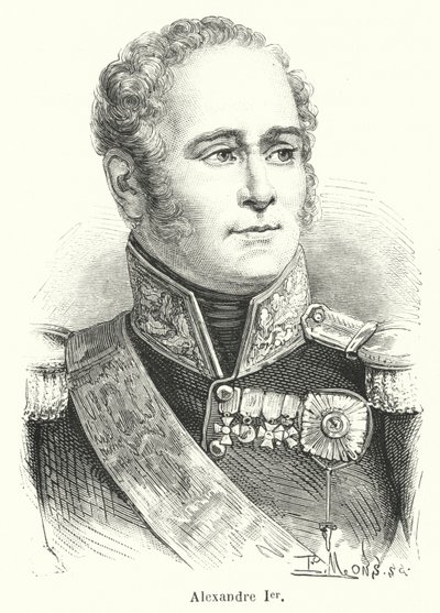 Alexandre I (gravura) de French School