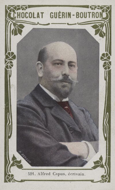 Alfred Capus, ecrivain (foto colorida) de French School