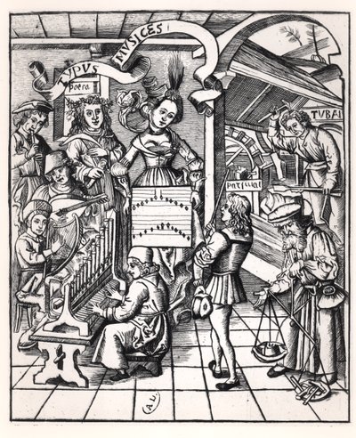 Alegoria da Música de French School