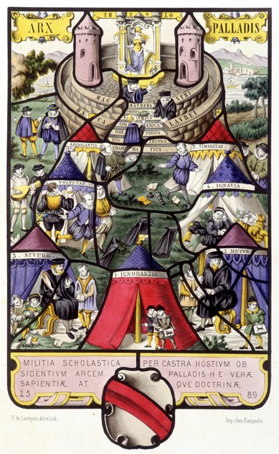 Alegoria da universidade. Fac simile d