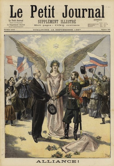 Aliança entre a França e a Rússia, 1897 de French School