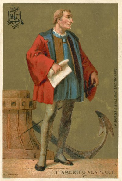 Amerigo Vespucci, navegador italiano de French School