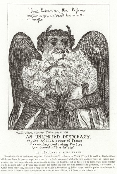 Uma democracia ilimitada, 1792 de French School