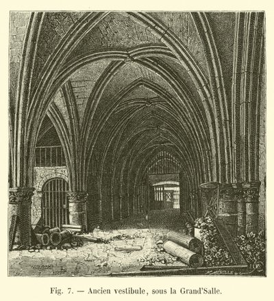 Vestíbulo antigo, sob o GrandSalle de French School