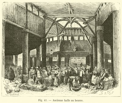 Antigo salão com manteiga de French School