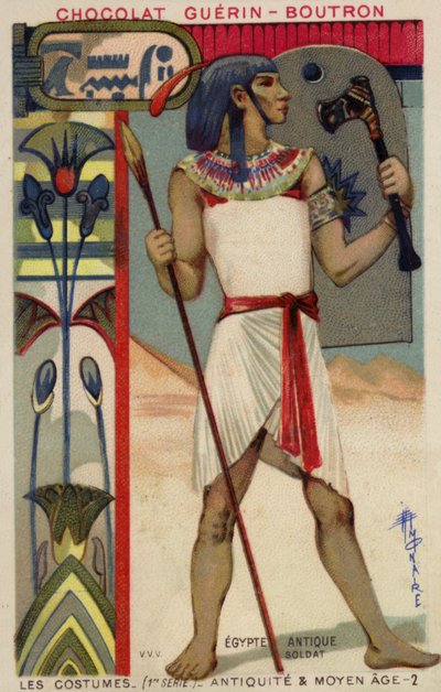 Soldado egípcio antigo de French School