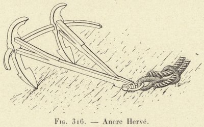 Ancre Herve (gravura) de French School