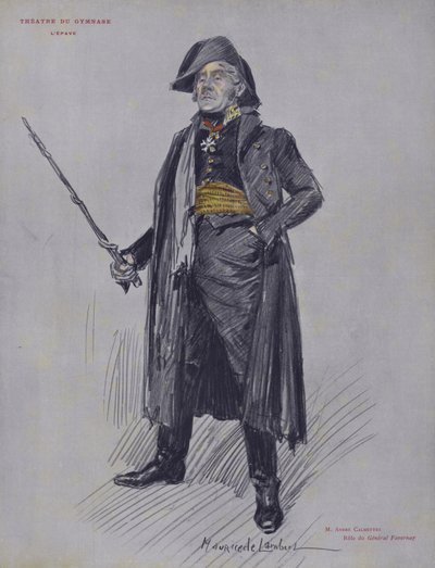 Andre Calmettes como General Favernay em LEpave de French School