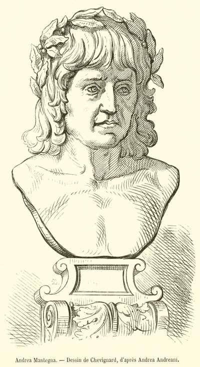 Andrea Mantegna (gravura) de French School