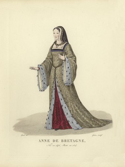 Ana da Bretanha, Rainha Consorte de Carlos VIII e Luís XII da França de French School